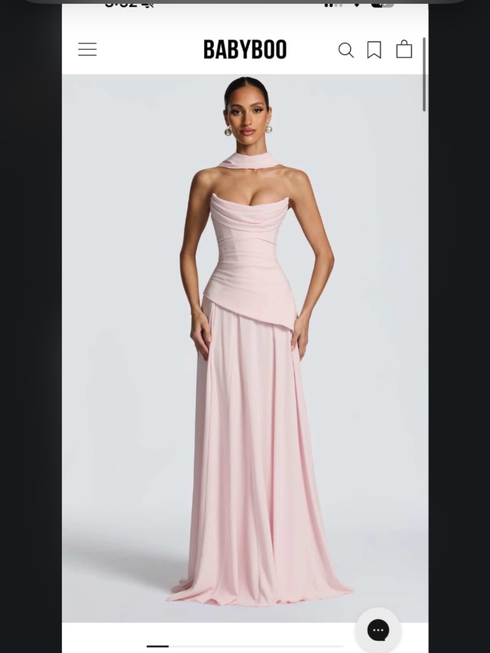 Babyboo Patricia Maxi Dress- Blush